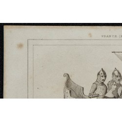 1844 - Scène de navigation médiévale avec Lancelot 