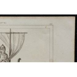 1844 - Scène de navigation médiévale avec Lancelot 