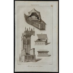 1844 - Mobilier du 14ème siècle 