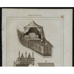 1844 - Mobilier du 14ème siècle 