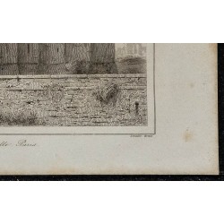 1844 - Vue de la Bastille à Paris 