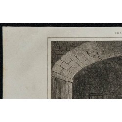 1844 - Intérieur du cachot de la Bastille 