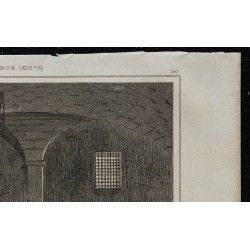 1844 - Intérieur du cachot de la Bastille 