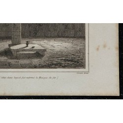 1844 - Intérieur du cachot de la Bastille 