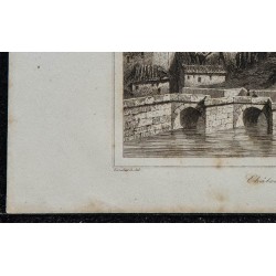 1844 - Vue du Château d'Espaly 