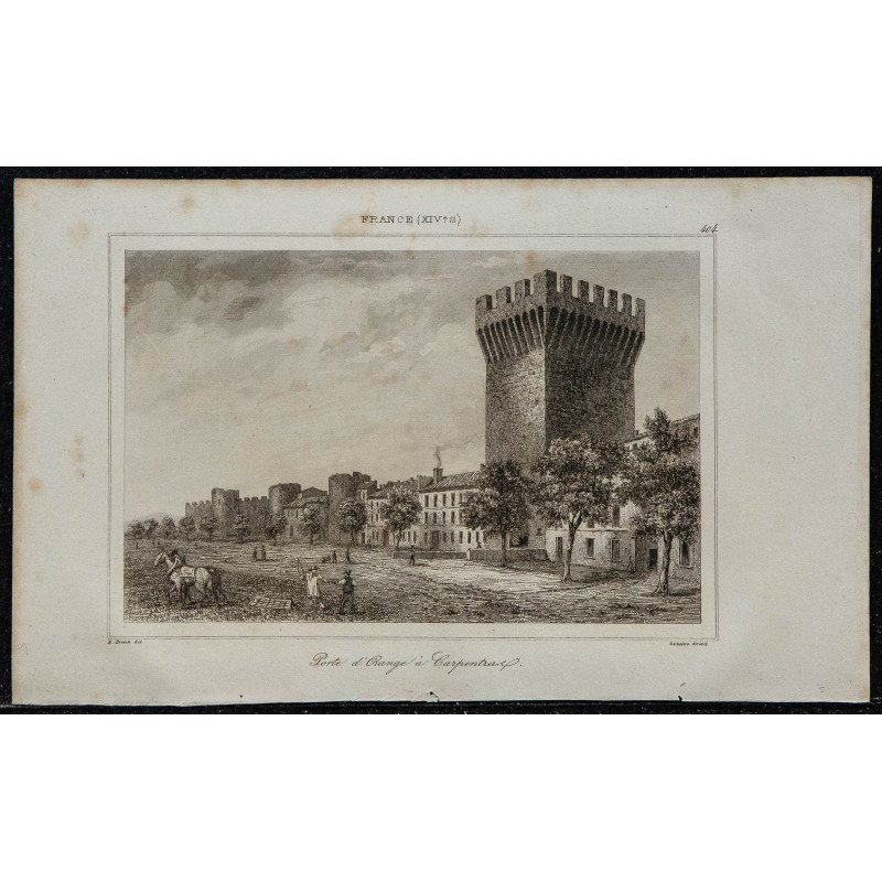 1844 - Porte d'Orange à Carpentras 