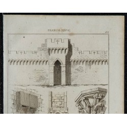 1844 - Détails architecturaux du 14ème siècle 