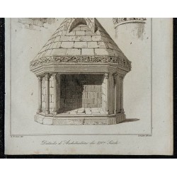 1844 - Détails architecturaux du 14ème siècle 