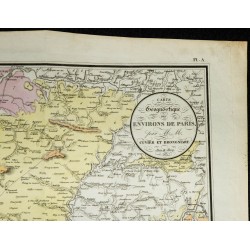 1836 - Carte géologique de Paris 
