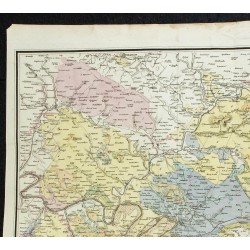 1836 - Carte géologique de Paris 