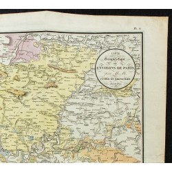 1836 - Carte géologique de Paris 