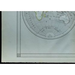 1850 - Mappemonde 