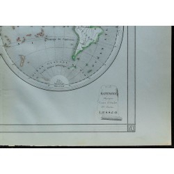 1850 - Mappemonde 