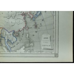 1850 - Carte de l'Asie 