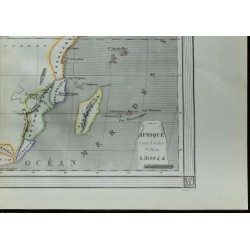 1850 - Carte de l'Afrique 