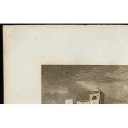 Gravure de 1829 - Eglise de Nantueil le Haudoin - 2