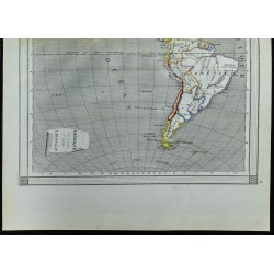 1850 - Carte des Amériques 