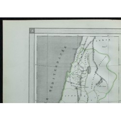 1850 - Carte de la Palestine 