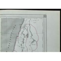 1850 - Carte de la Palestine 