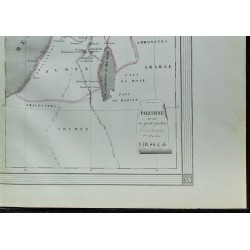 1850 - Carte de la Palestine 