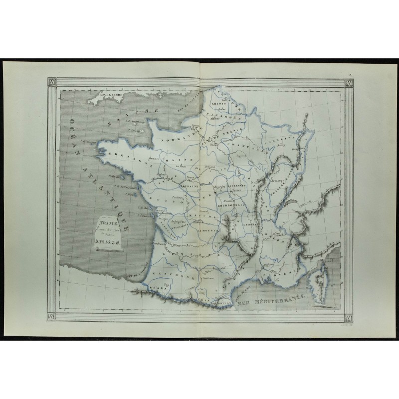 1850 - Carte de France 