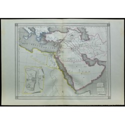 1850 - Carte du Moyen-Orient antique 
