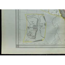 1850 - Carte du Moyen-Orient antique 