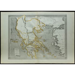 1850 - Carte de la Grèce 