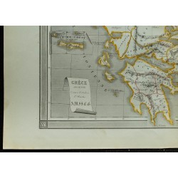 1850 - Carte de la Grèce 