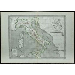 1850 - Carte de l'Italie ancienne 