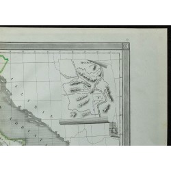 1850 - Carte de l'Italie ancienne 