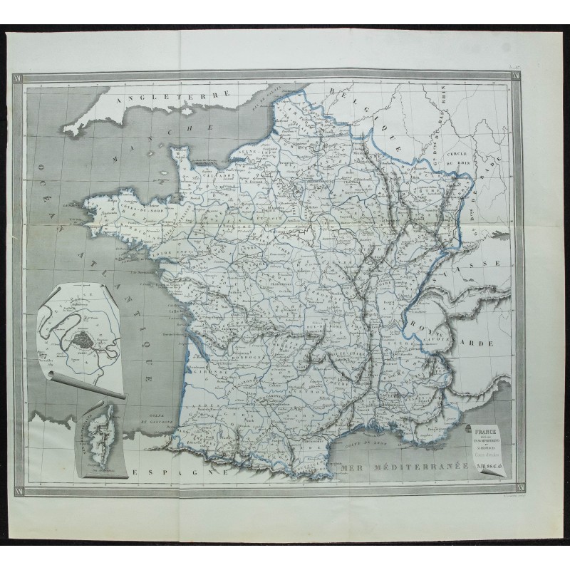 1850 - Carte de France 