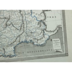 1850 - Carte de France 