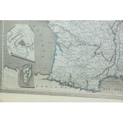 1850 - Carte de France 