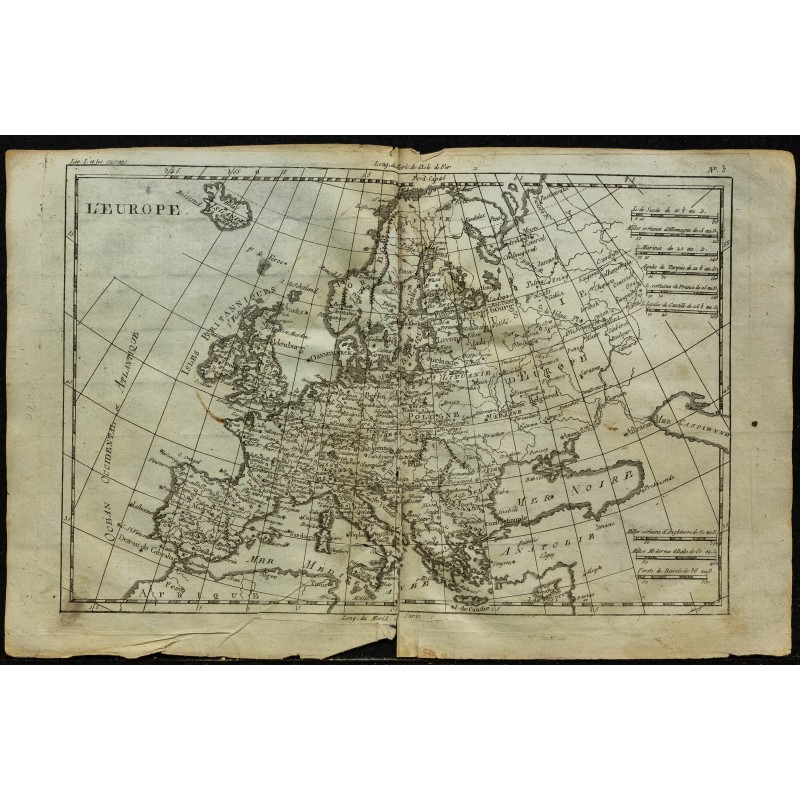 1784 - Carte ancienne de l'Europe 1784 - Carte ancienne de l'Europe