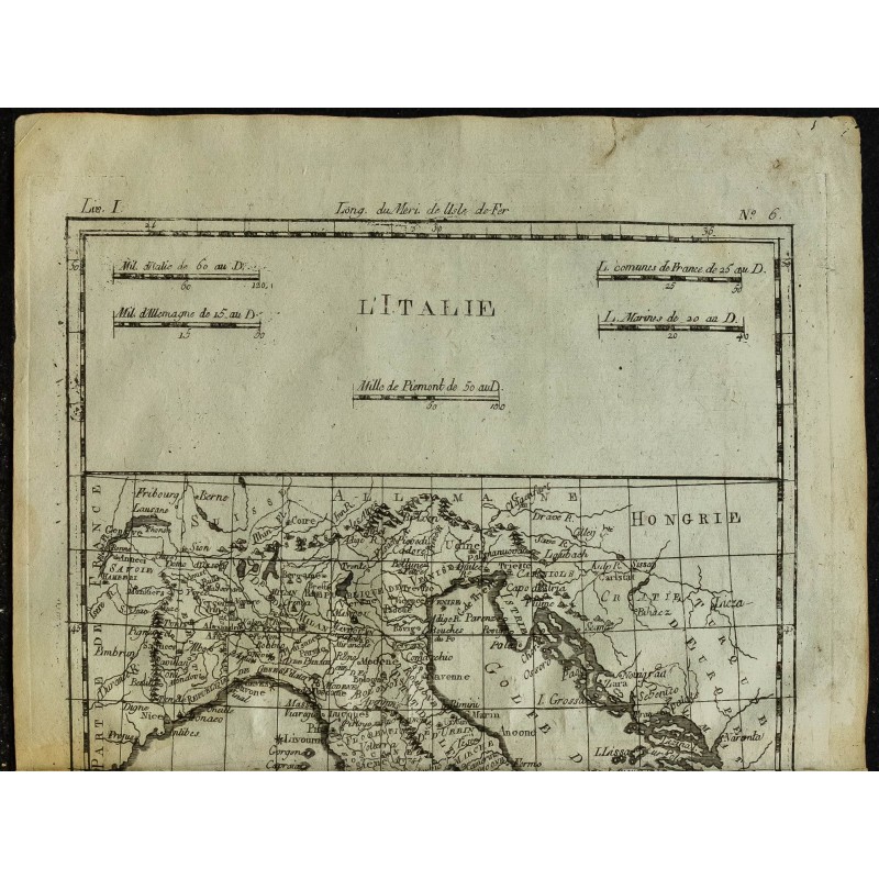 1784 - Carte ancienne de l'Italie 1784 - Carte ancienne de l'Italie