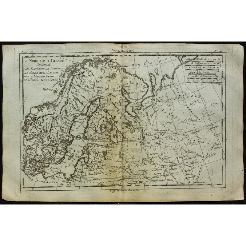 1784 - Carte du nord de l'Europe 1784 - Carte du nord de l'Europe