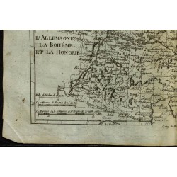 1784 - Carte de l'Allemagne, Bohème et Hongrie 