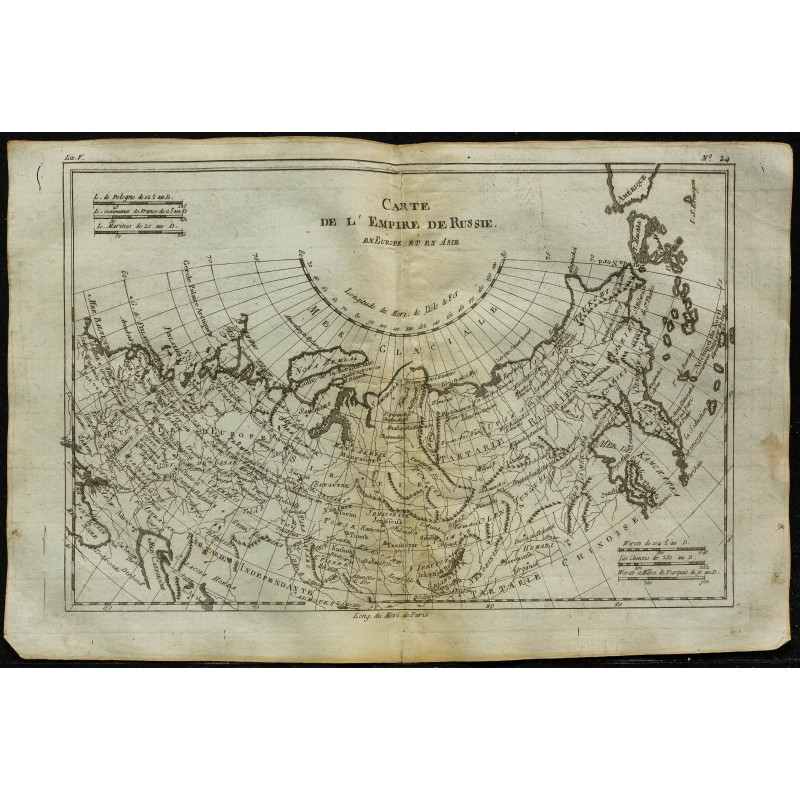 1784 - Carte de l'Empire de Russie 1784 - Carte de l'Empire de Russie
