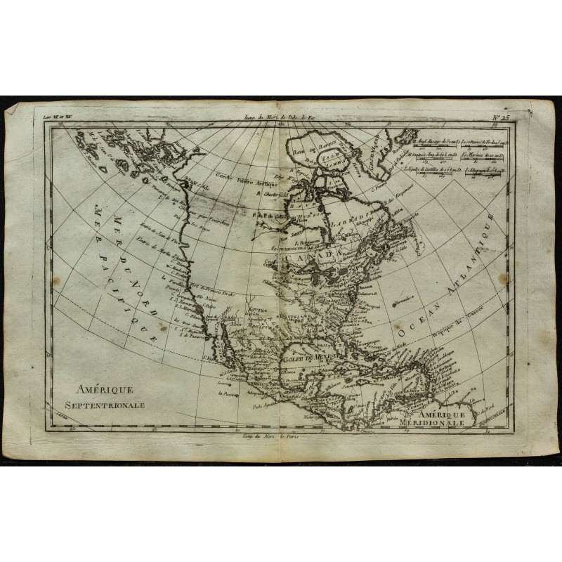 1784 - Carte de l'Amérique septentrionale 1784 - Carte de l'Amérique septentrionale