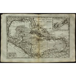 1784 - Carte des Antilles et du Golfe du Mexique 