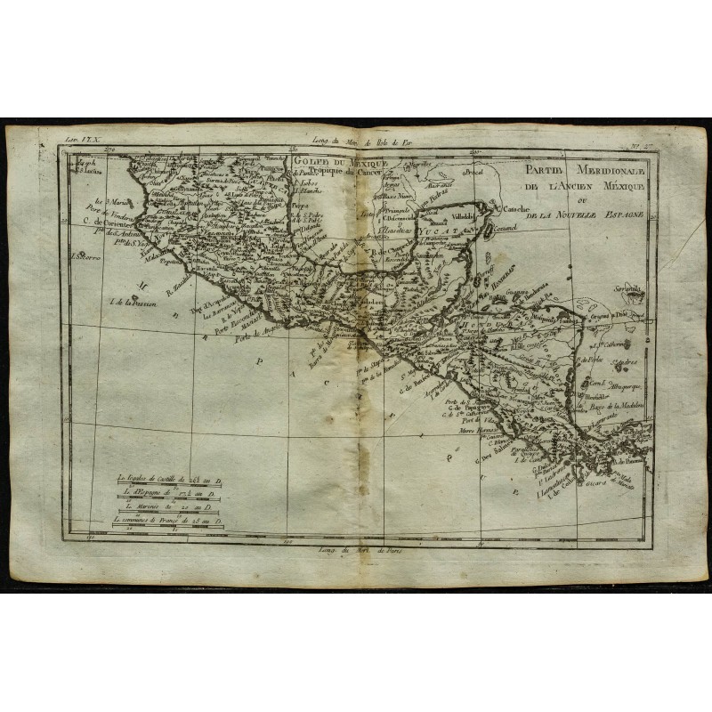 1784 - Carte ancienne du Mexique 1784 - Carte ancienne du Mexique