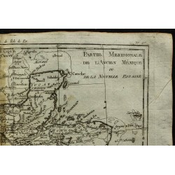 1784 - Carte ancienne du Mexique 