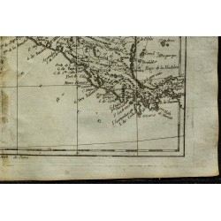 1784 - Carte ancienne du Mexique 