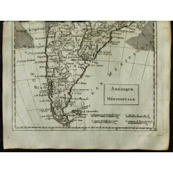 1784 - Carte de l'Amérique méridionale 