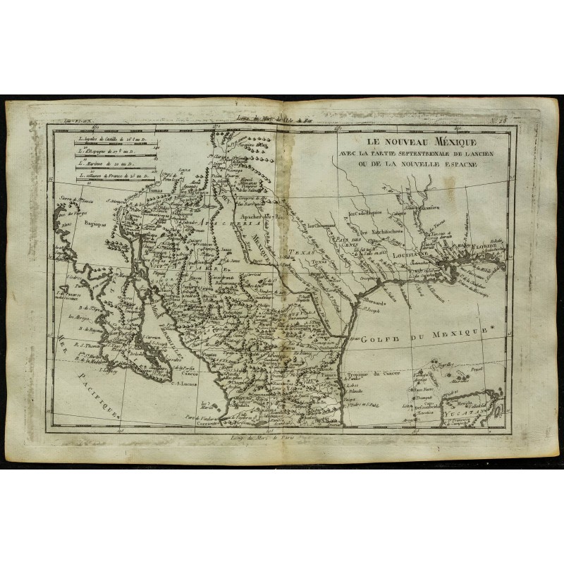 1784 - Carte du Nouveau Mexique 1784 - Carte du Nouveau Mexique