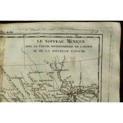 1784 - Carte du Nouveau Mexique 