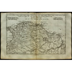 1784 - Carte du Venezuela & Colombie 