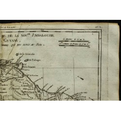 1784 - Carte du Venezuela & Colombie 