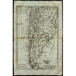 1784 - Carte du Chili, Pérou & Argentine 